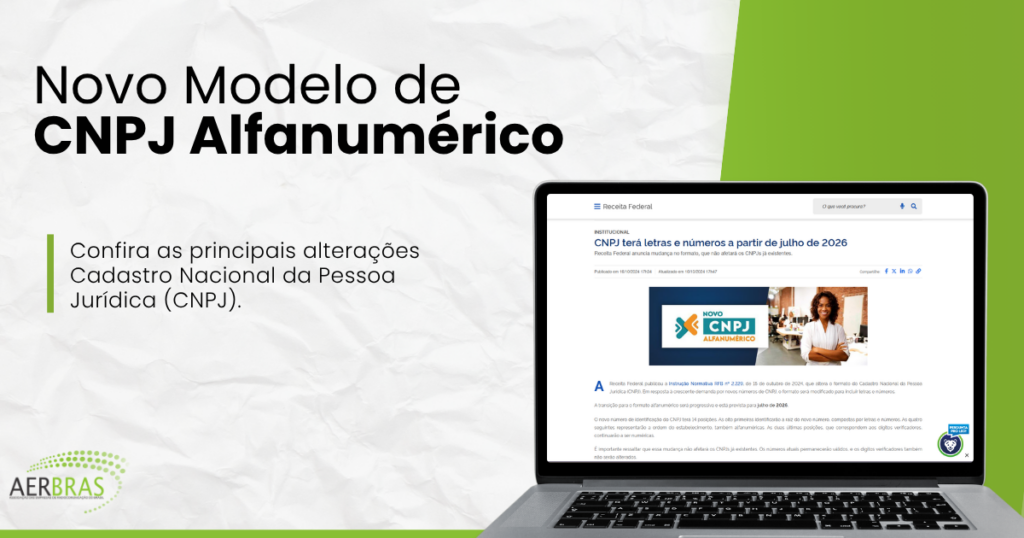 Novo Modelo de CNPJ Alfanumérico